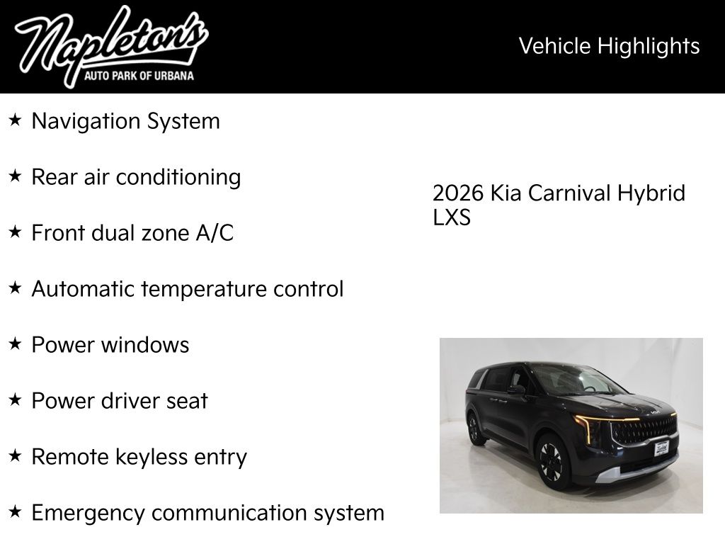 2026 Kia Carnival LXS - Photo 15
