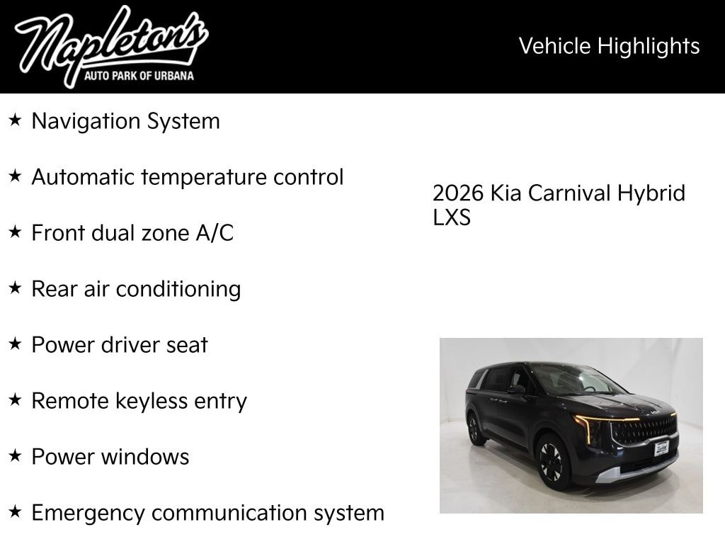 2026 Kia Carnival LXS - Photo 15