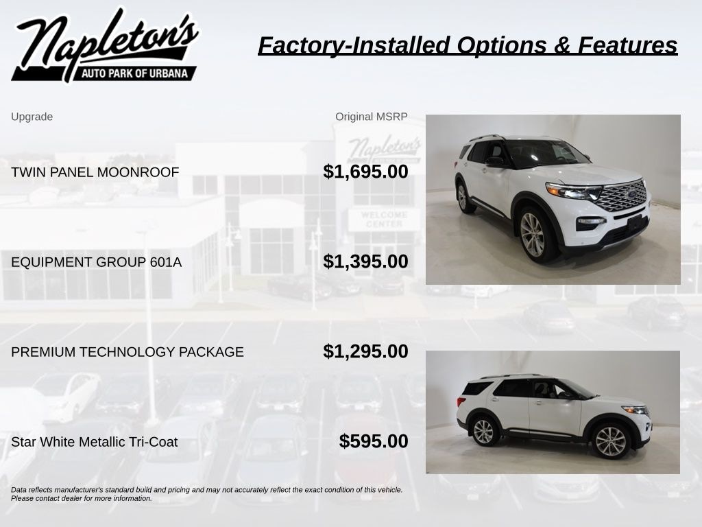 Used 2021 Ford Explorer Platinum SUV