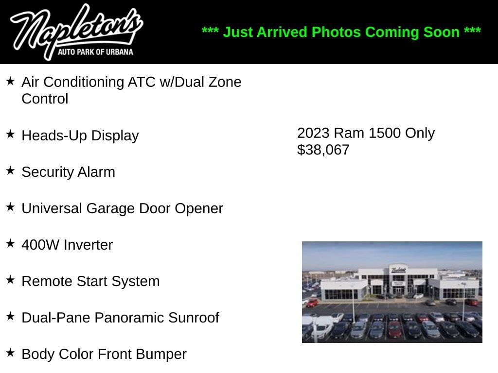 Used 2023 Ram 1500 Big Horn/Lone Star Truck Crew Cab