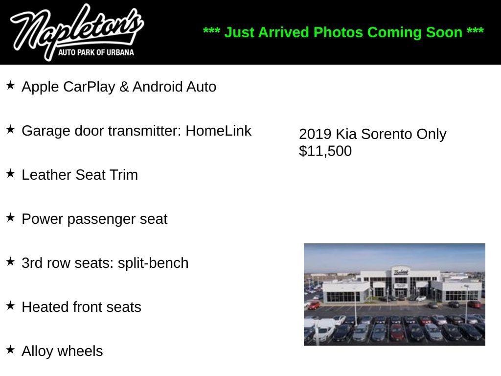 Used 2019 Kia Sorento EX SUV