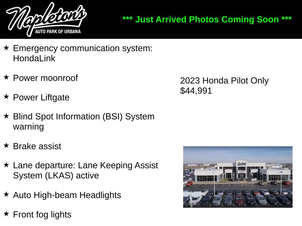 Used 2023 Honda Pilot Touring with VIN 5FNYG1H76PB016236 for sale in Urbana, IL