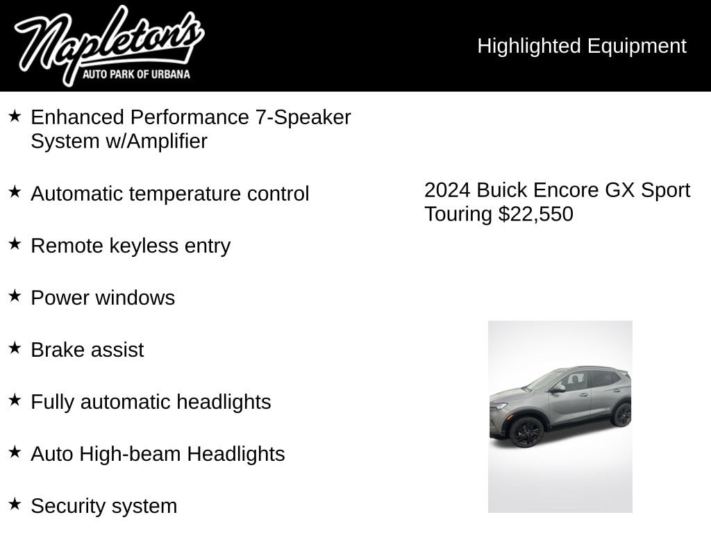 Used 2024 Buick Encore GX Sport Touring SUV