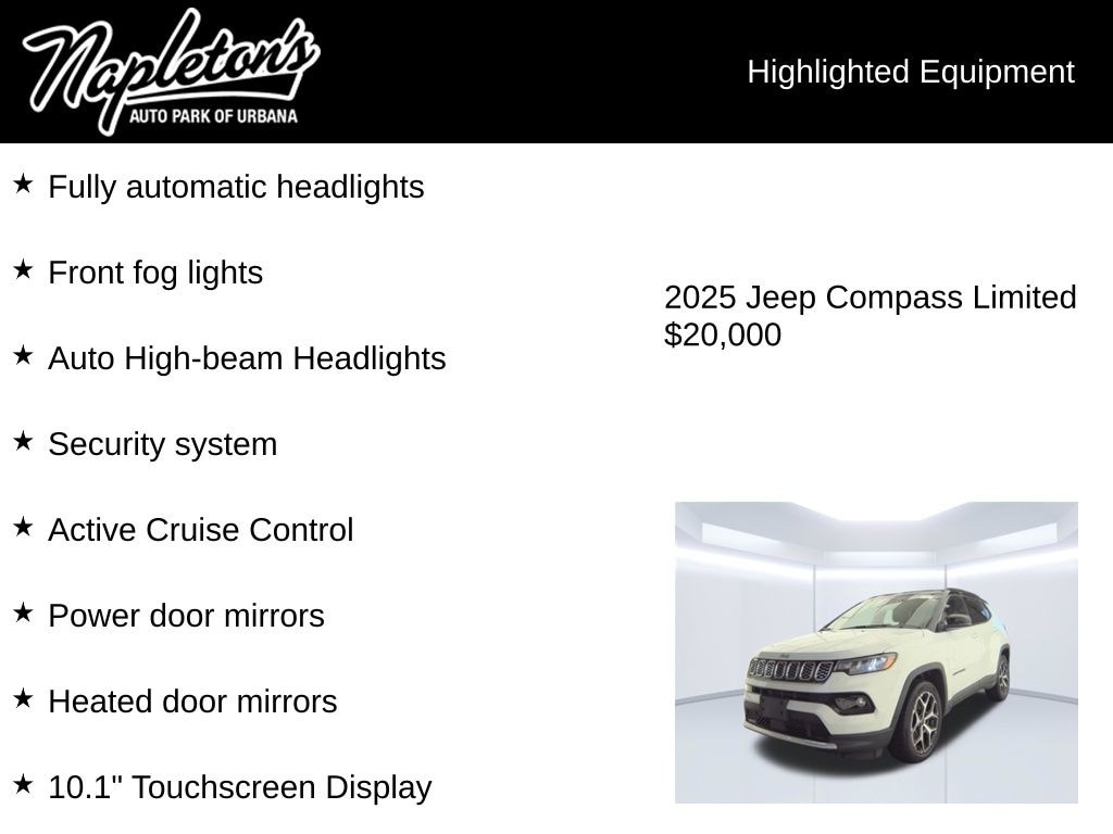 Used 2025 Jeep Compass Limited SUV