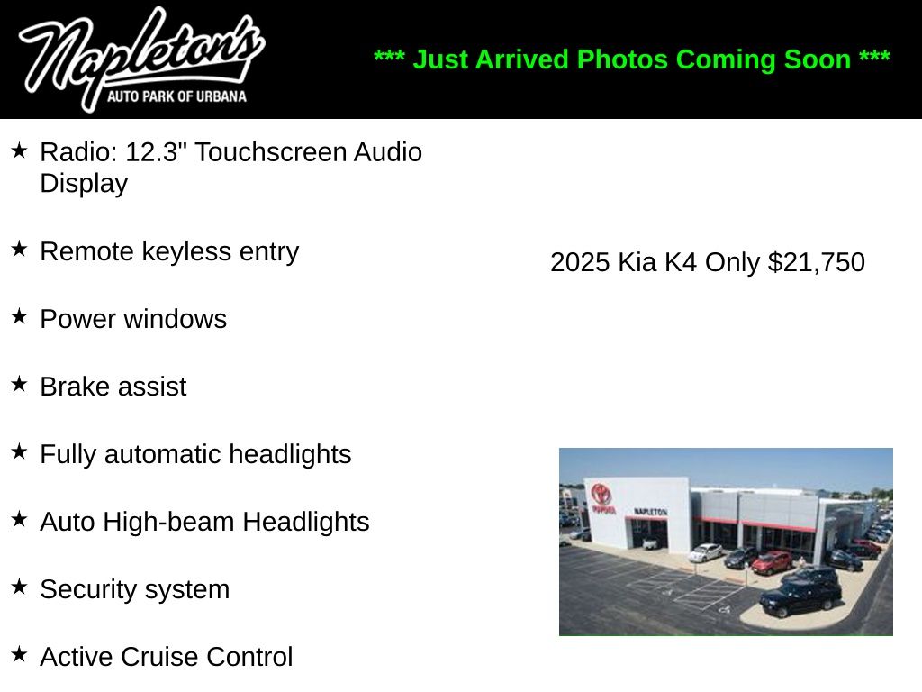 2025 Kia K4 LXS AT's photo