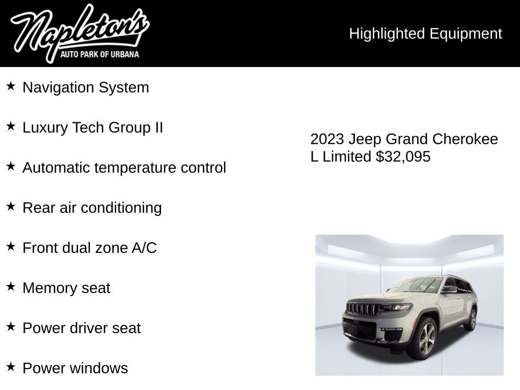 Used 2023 Jeep Grand Cherokee L Limited SUV