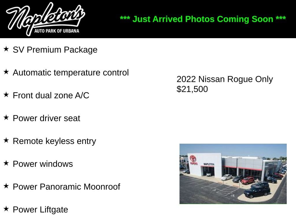 Used 2022 Nissan Rogue SV SUV