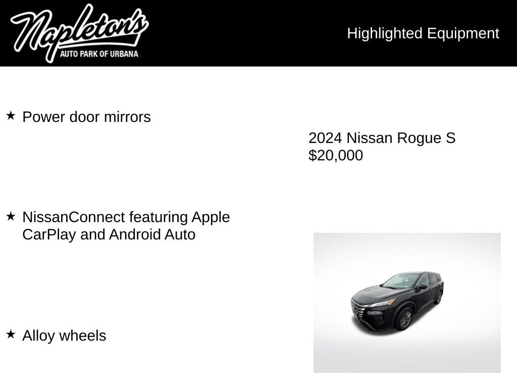 Used 2024 Nissan Rogue S SUV