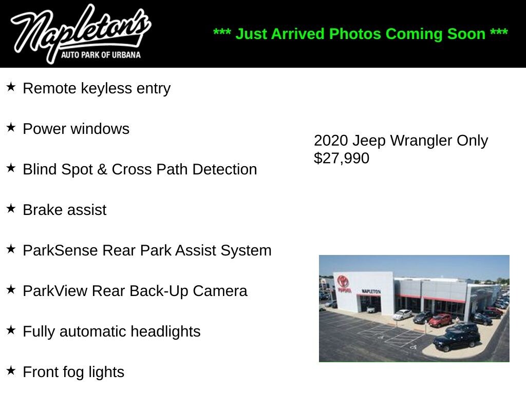 Used 2020 Jeep Wrangler Unlimited Sahara SUV