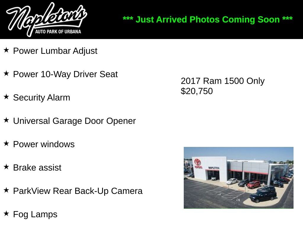 Used 2017 Ram 1500 Big Horn Truck Crew Cab