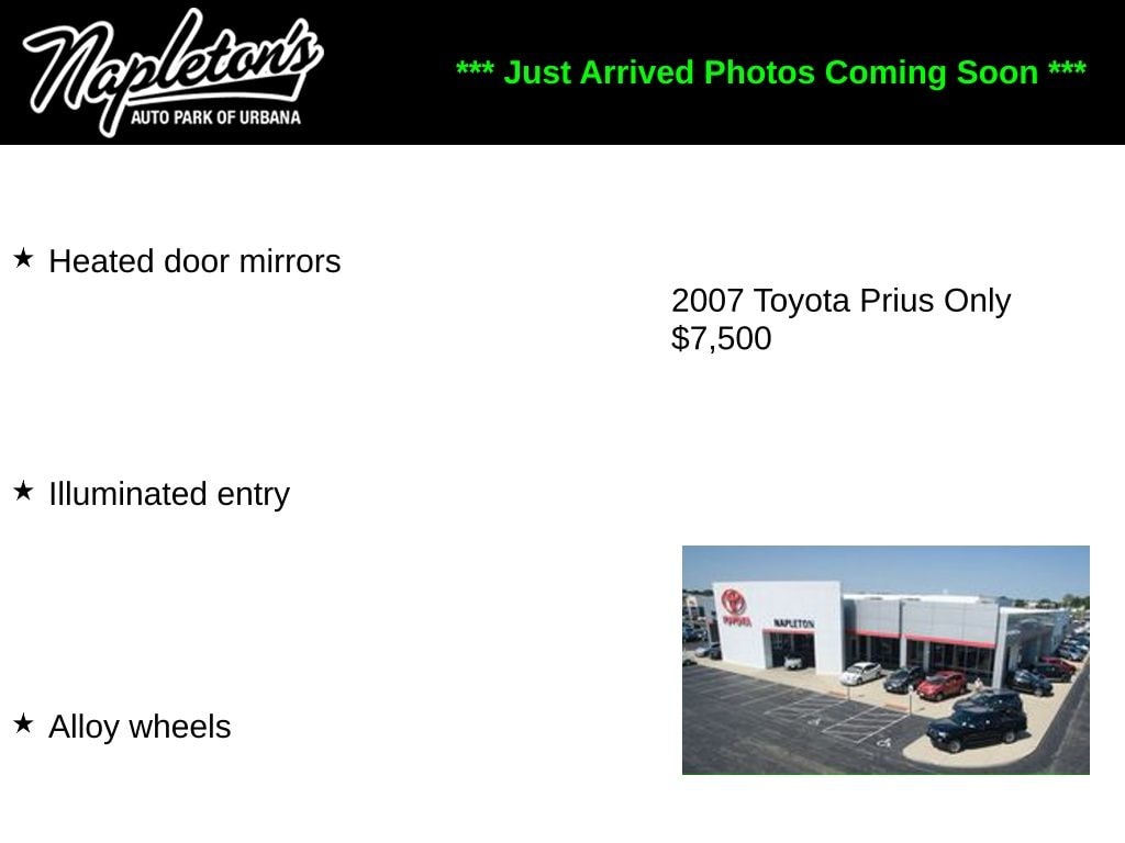 Used 2007 Toyota Prius Touring Sedan