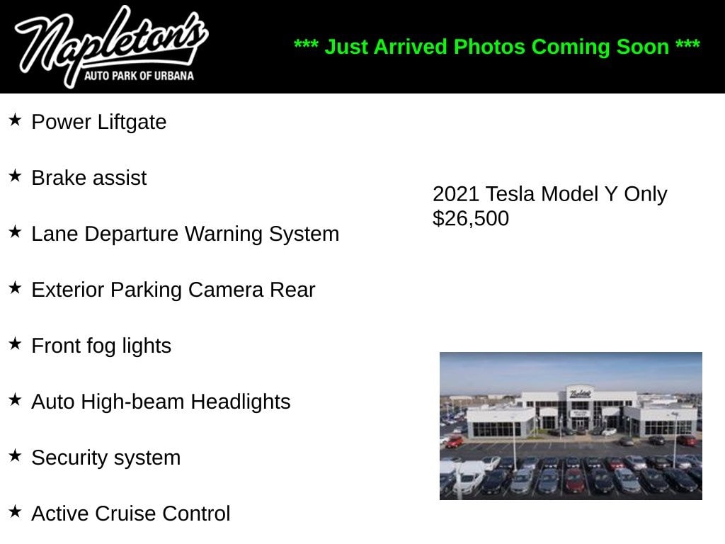 Used 2021 Tesla Model Y Long Range with VIN 5YJYGDEE5MF066674 for sale in Urbana, IL