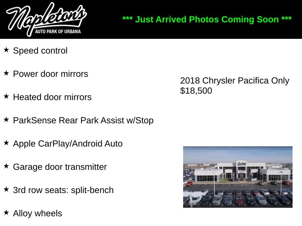 Used 2018 Chrysler Pacifica Touring Plus Van