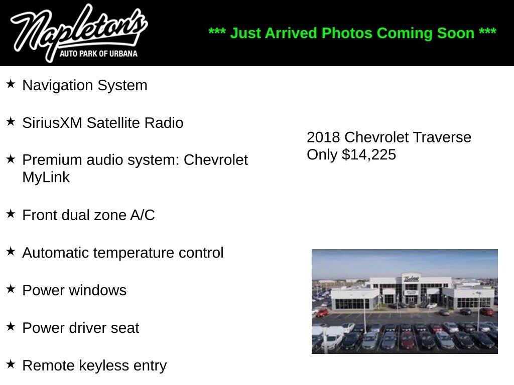 Used 2018 Chevrolet Traverse High Country SUV