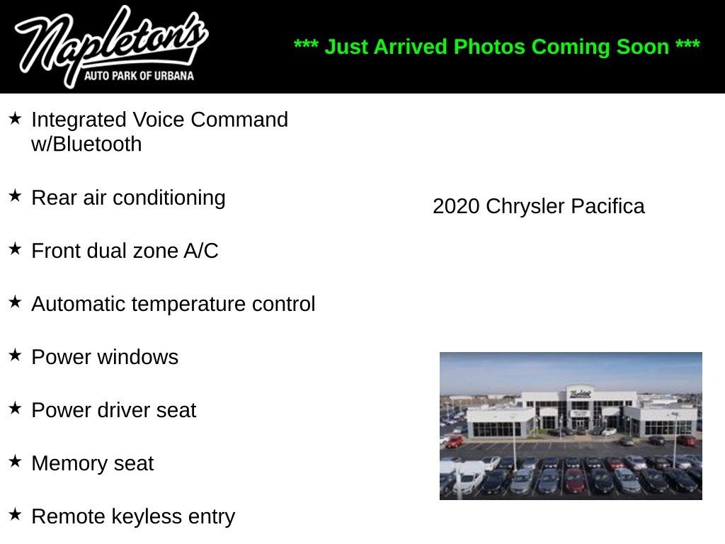 Used 2020 Chrysler Pacifica Touring L Van Passenger Van