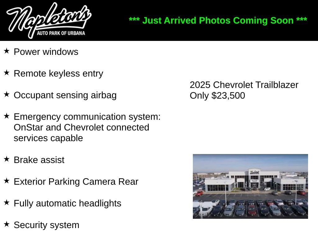 2025 Chevrolet Trailblazer LT's photo