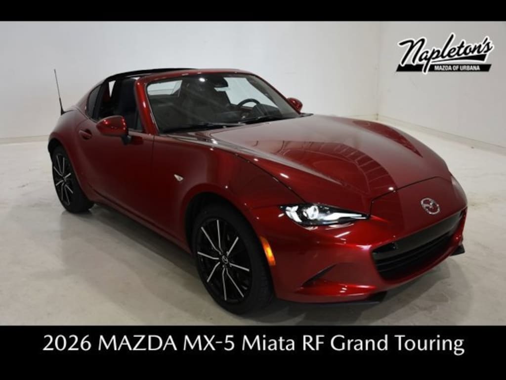 New 2026 Mazda MX-5 Miata RF Grand Touring CONVERTIBLE