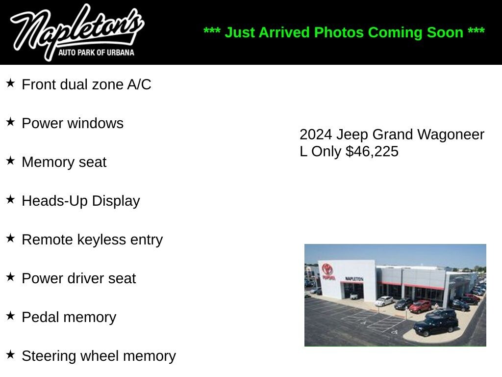 Used 2024 Jeep Grand Wagoneer L Series II SUV