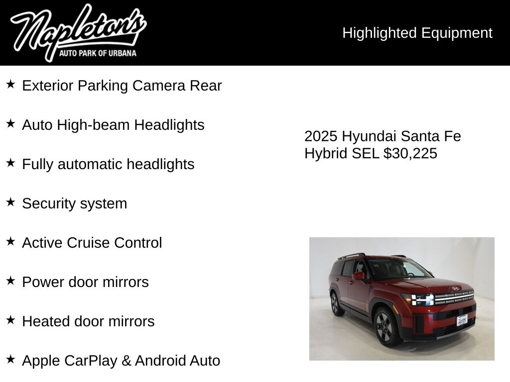 2025 Hyundai Santa Fe SEL - Photo 17