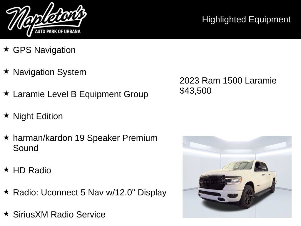 Used 2023 Ram 1500 Laramie Truck Crew Cab