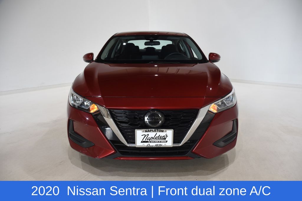 Used 2020 Nissan Sentra SV with VIN 3N1AB8CV9LY219122 for sale in Urbana, IL
