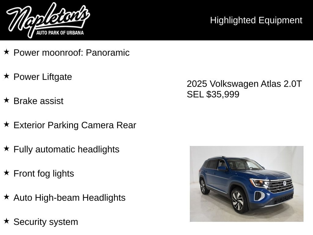 2025 Volkswagen Atlas SEL - Photo 16