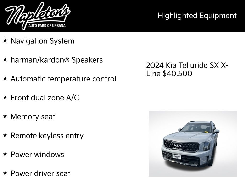 Certified 2024 Kia Telluride SX X-Line SUV