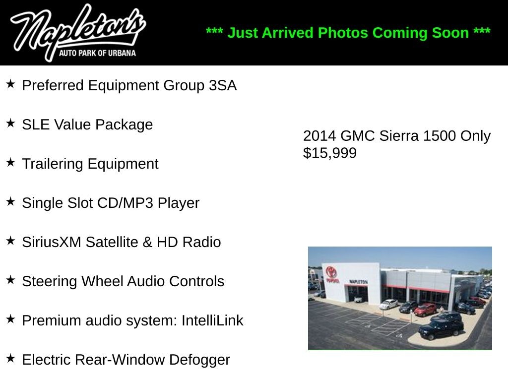 Used 2014 GMC Sierra 1500 SLE Truck Crew Cab