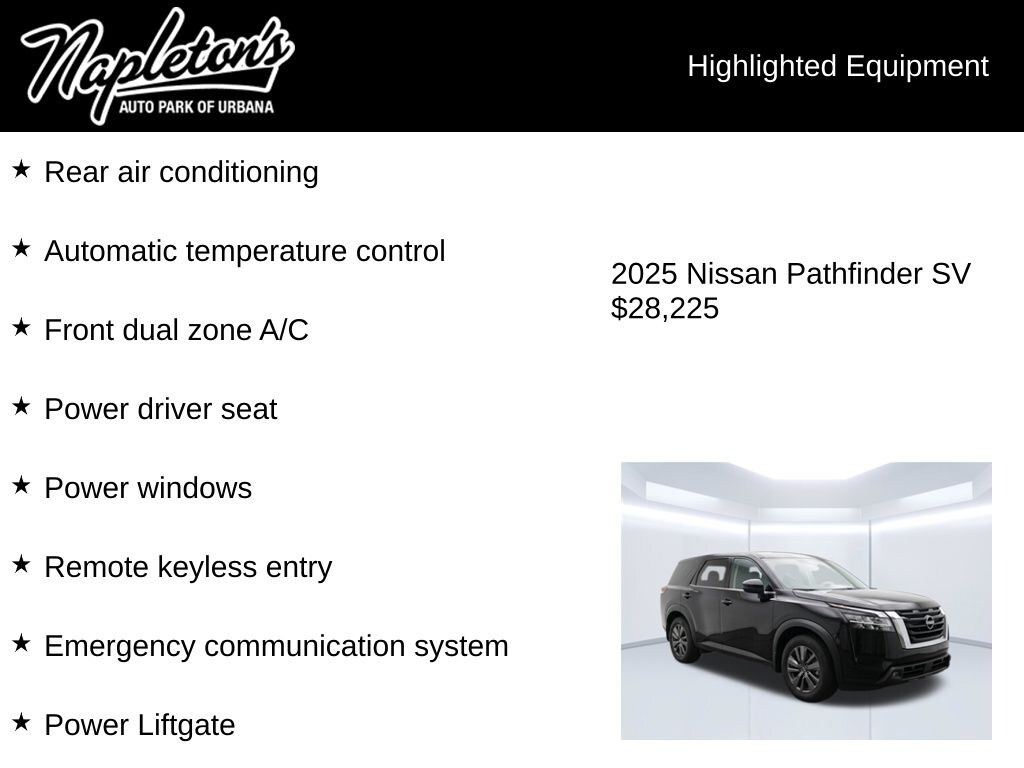 Used 2025 Nissan Pathfinder SV SUV