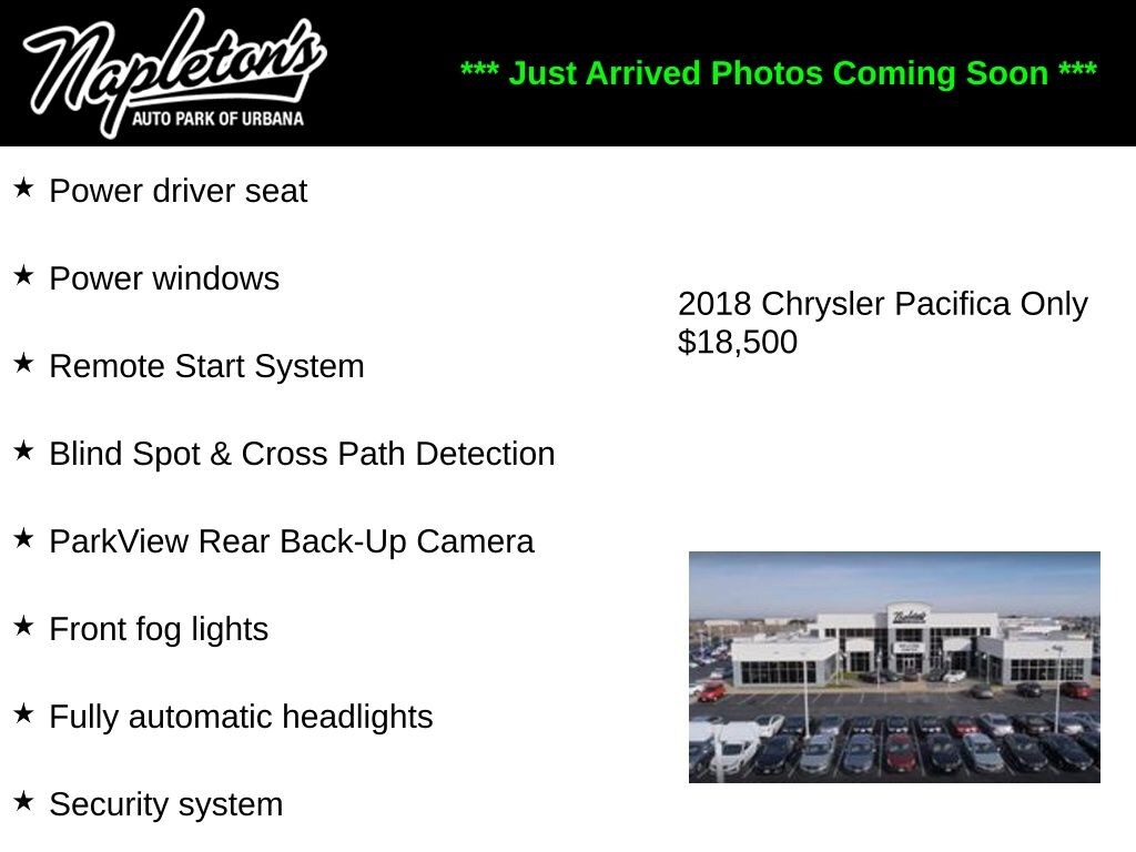 Used 2018 Chrysler Pacifica Touring Plus Van