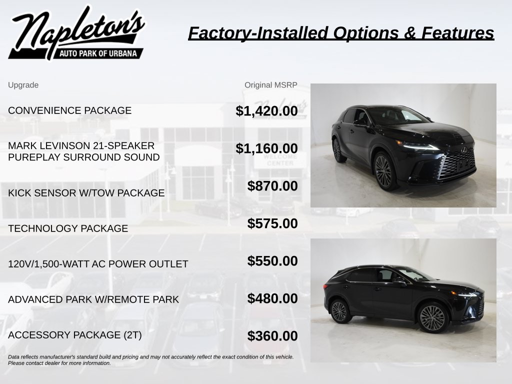 Used 2026 Lexus RX 350h Luxury SUV