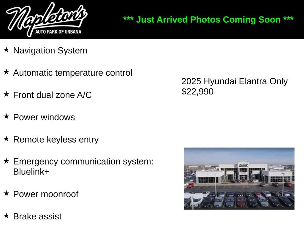 Used 2025 Hyundai Elantra SEL Convenience Sedan