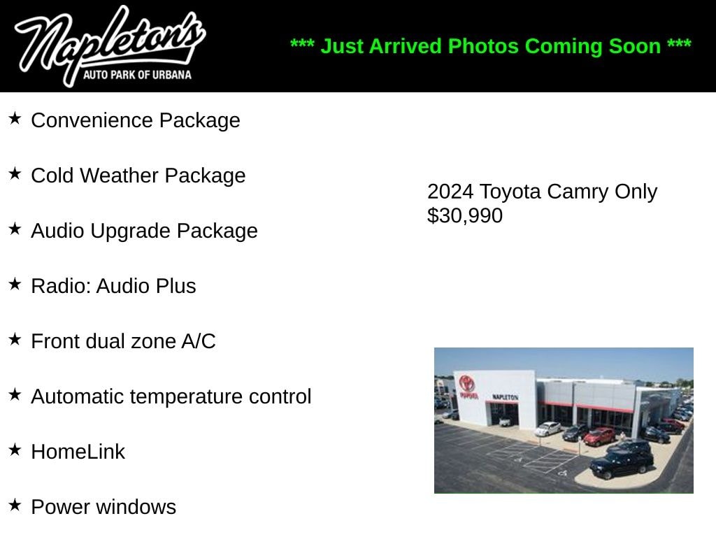 Used 2024 Toyota Camry Hybrid SE Sedan