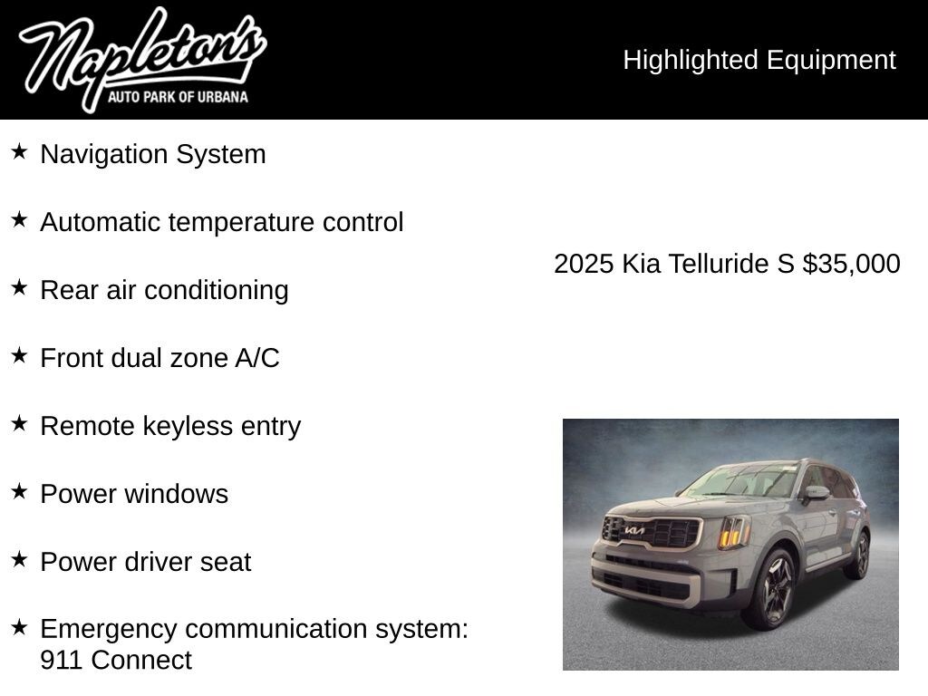 Used 2025 Kia Telluride S SUV