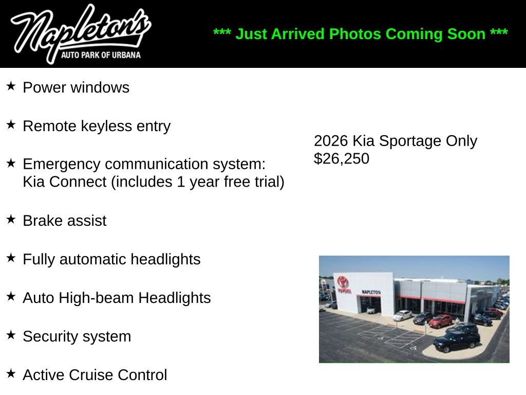 2026 Kia Sportage 2.5 LX AT's photo