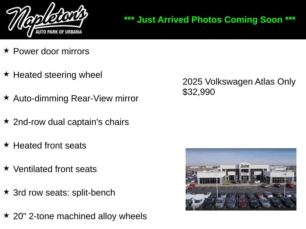 Used 2025 Volkswagen Atlas 2.0T SE w/Technology SUV