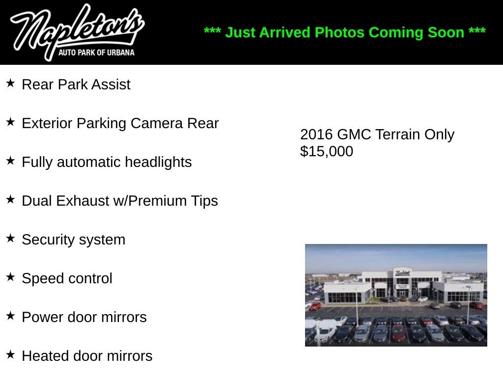 Used 2016 GMC Terrain SLT SUV