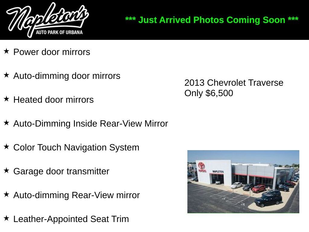 Used 2013 Chevrolet Traverse 2LT SUV