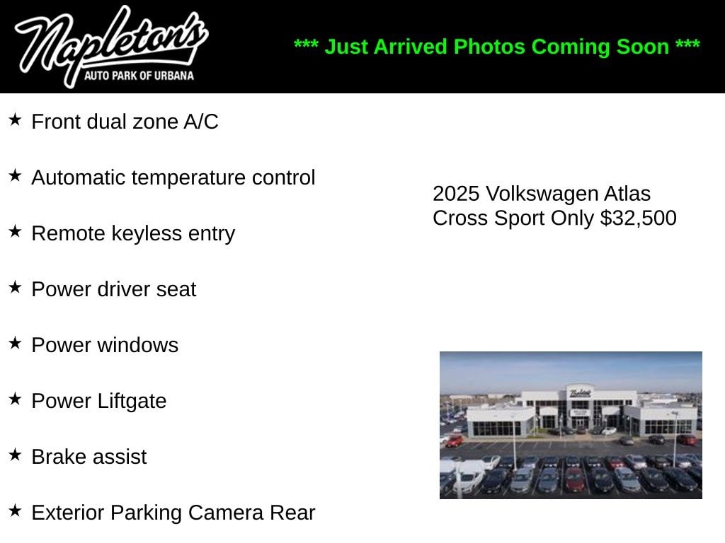 Used 2025 Volkswagen Atlas Cross Sport 2.0T SE w/Technology SUV