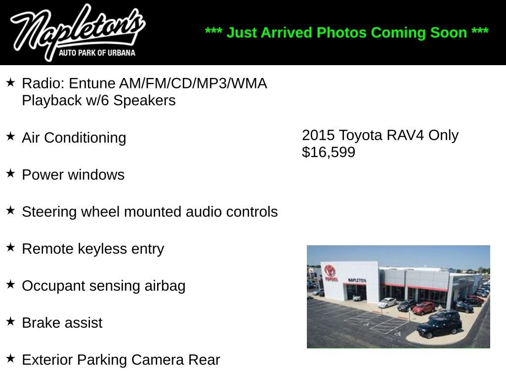 Used 2015 Toyota RAV4 LE SUV