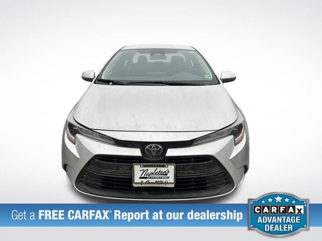 Used 2025 Toyota Corolla LE with VIN 5YFB4MDE8SP260052 for sale in Urbana, IL