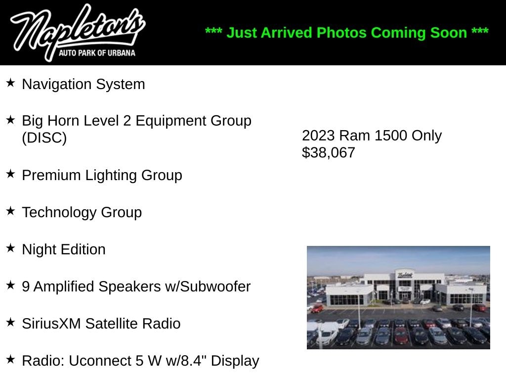 Used 2023 Ram 1500 Big Horn/Lone Star Truck Crew Cab