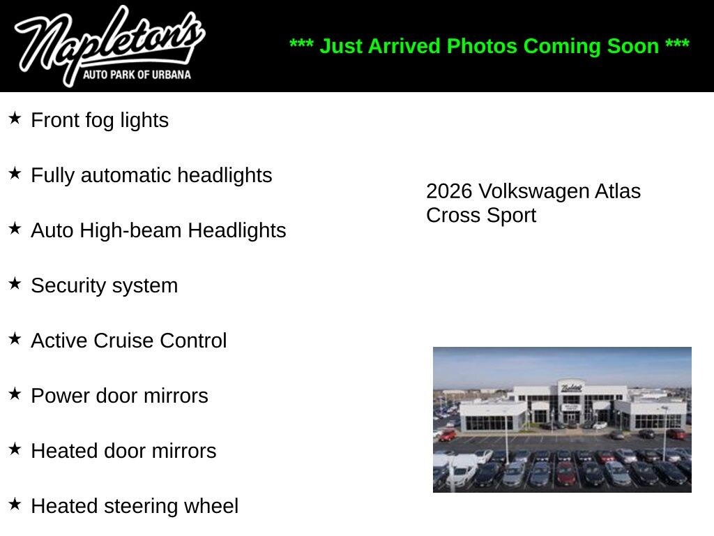 Used 2026 Volkswagen Atlas Cross Sport 2.0T SE w/Technology SUV