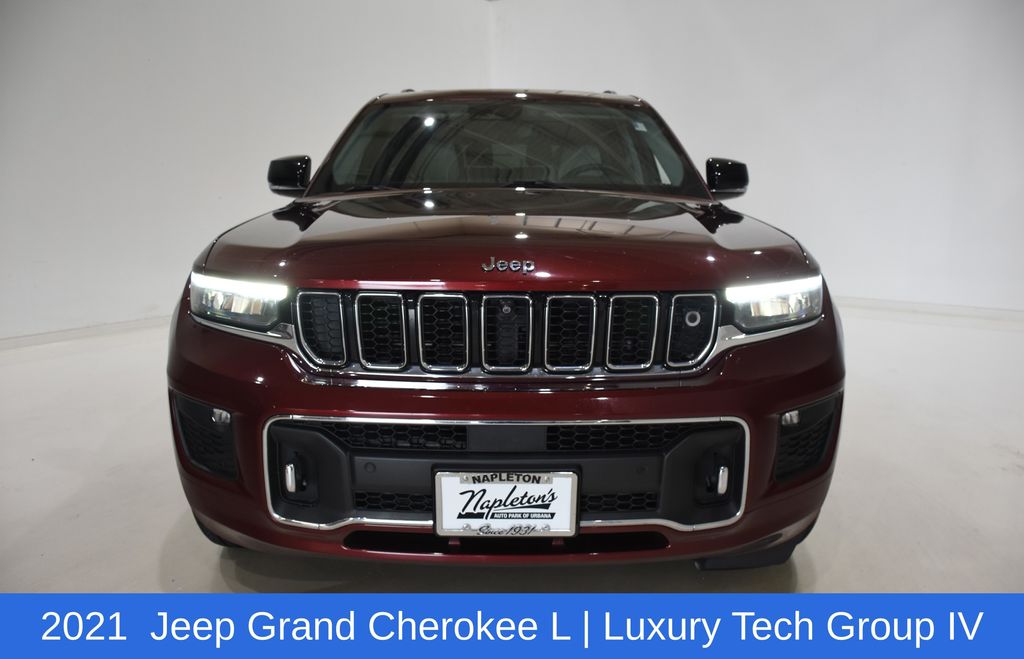 Used 2021 Jeep Grand Cherokee L Overland with VIN 1C4RJKDG0M8148678 for sale in Urbana, IL