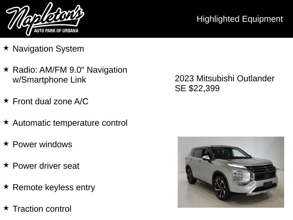 2023 Mitsubishi Outlander SE - Photo 15