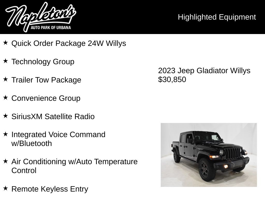 2023 Jeep Gladiator WILLYS - Photo 15