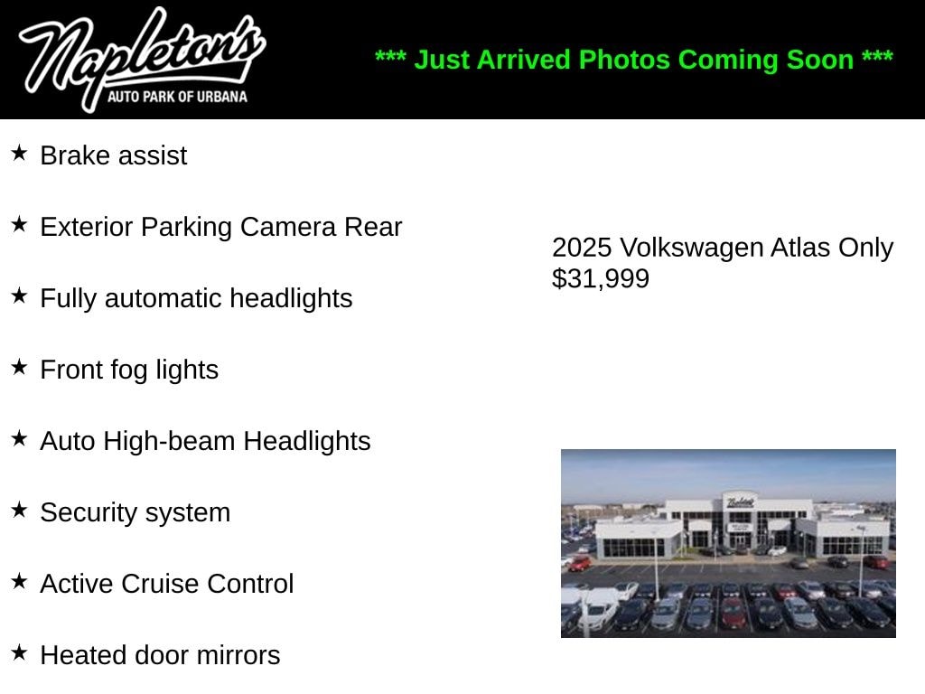 Used 2025 Volkswagen Atlas 2.0T SE w/Technology SUV