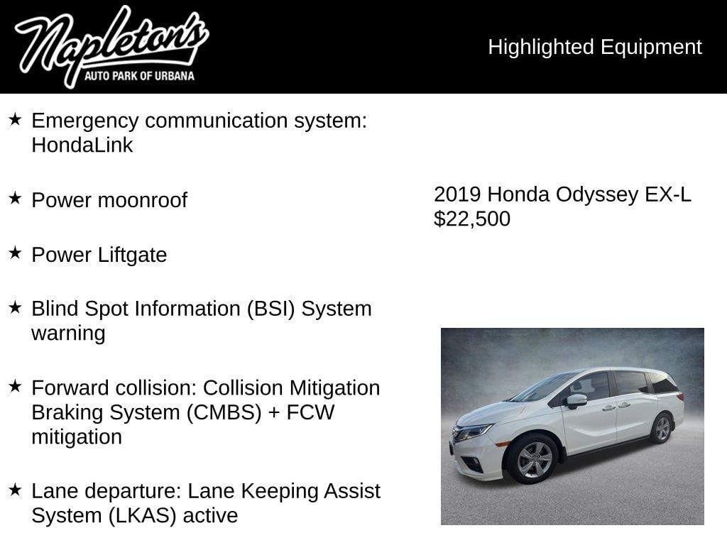 2019 Honda Odyssey EX-L - Photo 3