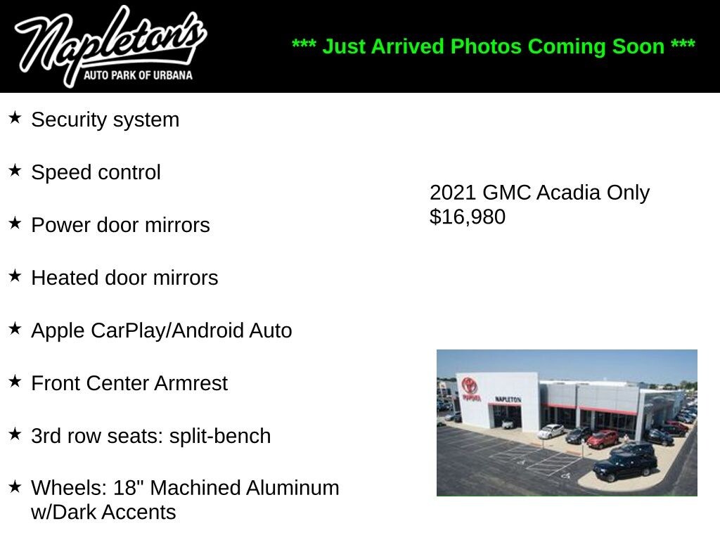 Used 2021 GMC Acadia SLE SUV