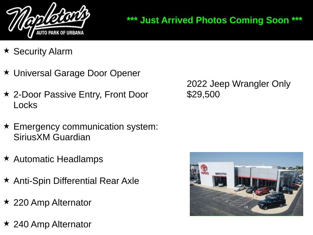 Used 2022 Jeep Wrangler Unlimited Willys SUV